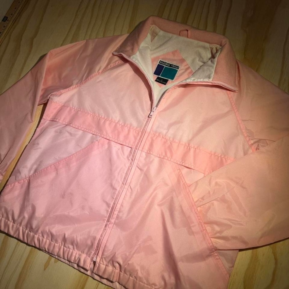 Vintage pink windbreaker